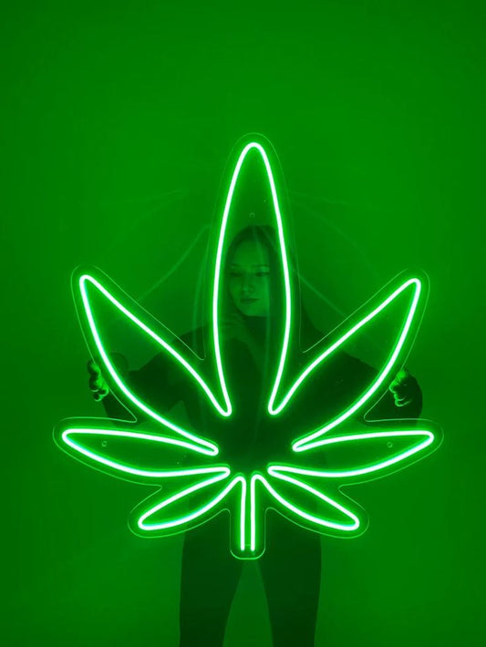 Marijuana Leaf Neon Sign